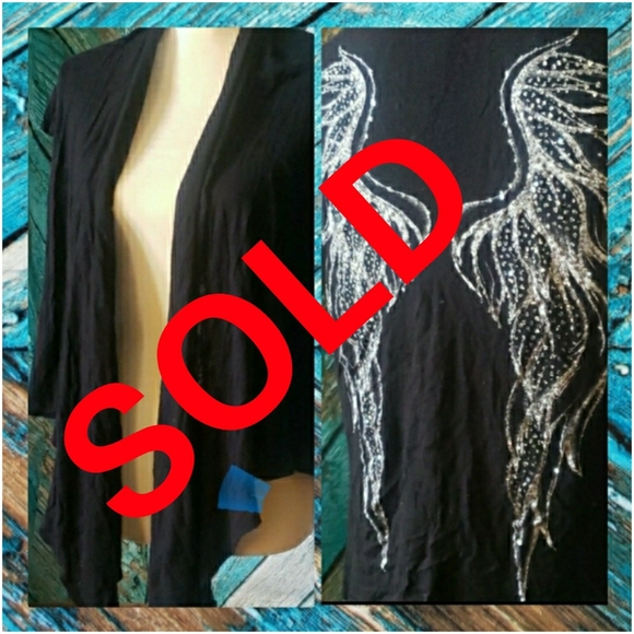 SOLD - Candy Rain Short Sleeve Cardigan- Size M - Picture 1 of 8